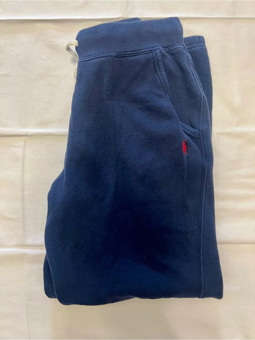 Polo Ralph Lauren cream embroidered